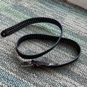 Fossil Men’s Brown Leather Braided Belt  Size 42